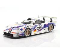 OPO 10 - Auto in Miniatura Compatibile con Porsche 911 GT1#26 3a 24h Le Mans 1996 Dalmas, Wendlinger, Goodyear Scala 1/18 IXO WERK83 18013002