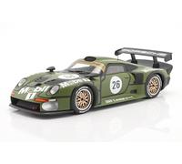 OPO 10 - Auto in Miniatura Compatibile con Porsche 911 GT1#26 Pre-Qualifying 24h Le Mans 1996 Porsche AG Scala 1/18 IXO WERK83 18013008