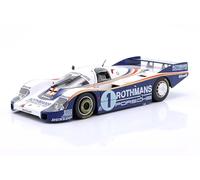 OPO 10 - Auto in Miniatura Compatibile con Porsche 956 LH #1 Vincitore 24h Le Mans 1982 Ickx, Bell Scala 1/18 IXO WERK83 18043001C