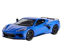 OPO 10 - Auto in Miniatura riprodotta in Scala 1/24 Compatibile per Corvette C8 Blu 2020 - Motormax 79360