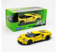 OPO 10 - Auto in Scala 1/24 Compatibile con Ford GT 2017 Gialla - Welly 24082W