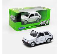 OPO 10 - Automodello in Scala 1/24 (14 cm) Compatibile con Fiat 126 Bianco - Welly 24066W