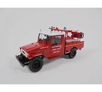 OPO 10 - Camion dei Pompieri 1/43 Toyota Land Cruiser FJ45 Desautel - Veicolo Leggero per Vigili del Fuoco Hachette CPL19