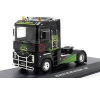 OPO 10 - Camion in Miniatura in Scala 1/43 Compatibile con Il Trattore Renault AE 500 Magnum 1991 Green Mamba Hachette IXO CT006