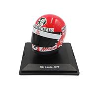 OPO 10 - Casco da Formula 1 Compatibile con Ferrari F1: Niki Lauda 1977 - Scala 1/5 Spark - CAS95