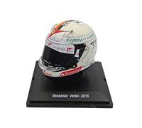 OPO 10 - Casco da Formula 1 Compatibile con Ferrari F1: Sebastian Vettel 2015 - Spark in Scala 1/5 - CAS96