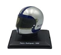 OPO 10 - Casco di Formula 1 Compatibile con Ferrari F1: Pedro Rodriguez Scuderia Ferrari #12 1969 - Scala 1/5 Spark - CAS45