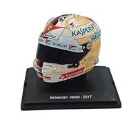 OPO 10 - Casco di Formula 1 Compatibile con Ferrari F1: Sebastian Vettel Ferrari #5 Sieger Monaco GP 2017 - Scala 1/5 Spark - CAS87