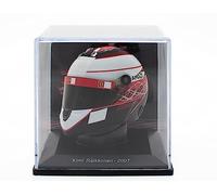 OPO 10 - Casco Formula 1 compatibile con Ferrari F1: Kimi Räikkönen 2007-1/5 Scala - CAS02