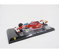 OPO 10 - Formula 1 Compatibile con Ferrari 126 CK Gilles Villeneuve 1981 - Modello Auto pressofusa 1/24 - GF015