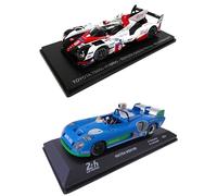 OPO 10 - Lotto di 2 Auto 24h Le Mans 1/43: Toyota TS050 2017 + Matra MS670B 1974 - LM01+24LM19