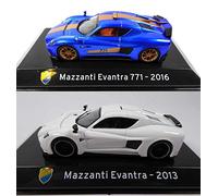 OPO 10 - Lotto di 2 Auto: Compatibile con Mazzanti Evantra/Ixo 1/43 (S59 + S70)