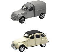 OPO 10 - Lotto di 2 Auto in Miniatura 3 Pollici: Citroen 2CV - WEL10