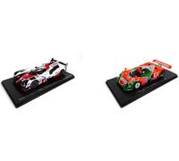 OPO 10 - Lotto di 2 Auto Le Mans Spark 1/43 per Hachette Japon: Toyota TS050 2017 + Mazda 787B 1991 (01 + 02)