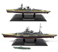 OPO 10 - Lotto di 2 Navi da Guerra 1/1250: Deutschland + SCHARNHORST (WS09 + WS02)