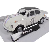 OPO 10 - Modellino Auto Compatibile con Volkswagen Beetle Beetle #53 Herbie The Love Bug 1/43 CARARAMA - 813153