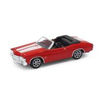 OPO 10 Modellino di Auto Compatibile con Chevrolet Chevelle SS 454 1971, Scala 1:64, 7,5 cm (3 Pollici), Welly SUP99