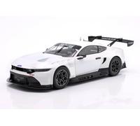 OPO 10 Modellino di Auto Compatibile con Ford Mustang GT3 Racing Spec Plain Body Version 2024 Bianco Scala 1/18 IXO LM24WHT