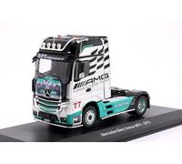 OPO 10 - Modello di Camion in Scala 1/43 Compatibile con Il Trattore Mercedes-Benz Actros MP4 2012 AMG Petronas F1 Team Hachette IXO CT003