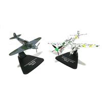 OPO 10 - Set di 2 Aerei da Caccia della seconda Guerra Mondiale: Junkers Ju87G Stuka e Yakovlev Yak-3, Scala 1/72 - Atlas D021