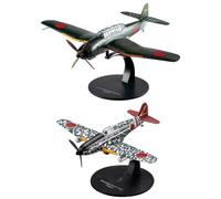 OPO 10 - Set di 2 Aerei da Combattimento 1/72 compatibili con Aichi B7A2 + Kawasaki Ki61 - NG13 - G08+G10