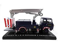 OPO 10 - Utility 1:43 Compatibile con Sollevatore a Cesto Renault Saviem SG4 R 35 EDF (UTR33)