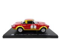 OPO 10 - Vettura in Miniatura riprodotta in Scala 1/24 Compatibile per Fiat 124 Abarth Spider Rally Tap Portugal 1974 - RVQ30
