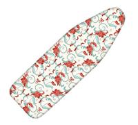 OPOLDBDMAC 100x35cm 90x30cm Copertura ASSE da Stiro Ricambio Telo Stiro Riflettente Il Calore Copri ASSE da Stiro con Imbottitura Facile da Cambiare(Color3,90x30cm/35x12in)