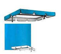OPOLDBDMAC 210x145cm Tettuccio Per Altalena Da Giardino，Verde Tetto Di Ricambio Per Dondolo，Telo Dondolo Ricambio Tetto Antistrappo Per Cortile Parco Balcone(Sky blue,82x57in-210x145cm)