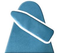 OPOLDBDMAC Copri ASSE Ferro da Stiro 75x30cm 90x30cm 120x40cm Tavola da Stiro Accessorio, Regolabile Elastici Telo ASSE da Stiro Cotone Copri Nero Grigio Light Blue(Orchid,104x45cm/40x18in)