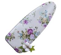 OPOLDBDMAC Copriasse da Stiro con Elastico per Assi da Stiro 120x40 125x45 135x35cm，Cotone Foderina da Stiro Universale Copri ASSE da Stiro Grande Ricambio Copri (Roses,135x56cm/53x22in)