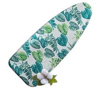 OPOLDBDMAC Copriasse da Stiro con Elastico per Assi da Stiro 120x40 125x45 135x35cm，Cotone Foderina da Stiro Universale Copri ASSE da Stiro Grande Ricambio Copri (Leaves,147x48cm/58x18in)