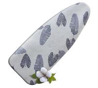 OPOLDBDMAC Copriasse da Stiro con Elastico per Assi da Stiro 120x40 125x45 135x35cm，Cotone Foderina da Stiro Universale Copri ASSE da Stiro Grande Ricambio Copri (Banana Leaves,135x56cm/53x22in)