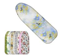 OPOLDBDMAC Copriasse da Stiro in Cotone 90x30cm/100x34cm/110x35cm/120x40cm Copri ASSE da Stiro Telo Universale per Ferri A Vapore，Copertura ASSE da Stiro Ricambio(Color4,90x30cm/36x12in)