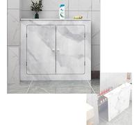 OPOLDBDMAC Copritermosifone Pannello In Legno-plastica In PVC Ispessito, Ripiano Dell'armadio Riscaldante, Copertura Termosifone Organizer Per Ripiani, Armadio Decorativo(3-side-A,70x70cm/27.5x27.5in)