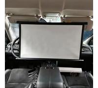 OPOLDBDMAC Schermo per Proiettore da Auto Piccolo Portatile Schermo per Film 40pollici Schermo di Proiezione Manuale, Mini Schermo Retrattile per Auto, SUV, Camper E Altro(Black,60inch4:3)