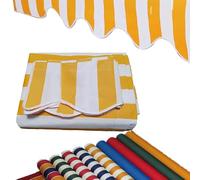 OPOLDBDMAC Tende Da Sole Retrattili Tende Da Sole Tenda Da Sole Tenda Da Sole Copertura Tela, Telo Parasole Di Ricambio Per Cortili Da Giardino Balcone, Molte Dimensioni(Color-b,19.6x8.2ft (6mx2.5m))