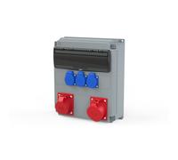 OPOLE DISTRIBUTORE EDILE 14M 3X 230V, 16/5, 32/5 IP54 SENZA
