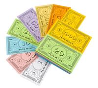 opoly soldo del gioco -520 pezzi falsi banconote da tavolo -65 di ogni disegno in 8 Denominazioni - $1, 5, 10, 20, 50, 100, 500, & $1000 - banconote da carta per finta giocare cassiere, Refill