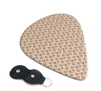 Opossum and Roses - Plettri per chitarra elettrica, acustica, 6 pezzi, per basso, chitarre acustiche, acustiche, ukulele, sottili, medi, spessi, 0,46 mm