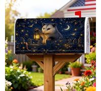 Opossum, Coperture magnetiche per cassette postali, per esterni, decorazione da giardino, cortile, 53 x 64 cm