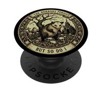Opossum Gli orrori persistono ma anche io la perseveranza PopSockets PopGrip Adesivo