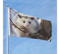 Opossum In Snow Bandiera 2x3 Ft Double Sided No Fade Welcome Garden Flag Yard Flag Con Ottone Outdoor Banner Decor Per Cortile Portico Prato Decor