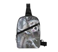 Opossum in Tree - Borsa a tracolla per uomo e donna, pieghevole, per attività all'aria aperta, Opossum nell'albero, One Size, Zaino casual