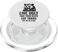 Opossum Live Brutto falso la tua morte Mangia Trash Farsi Incolpare Da Una Macchina PopSockets PopGrip per MagSafe