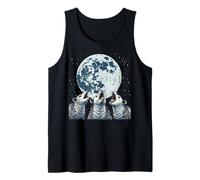 Opossum Maledetto Luna Ululato Divertente Opossum Meme Uomini Donne Bambini Canotta