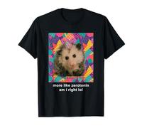 Opossum Meme Sarcastico Divertente Specifico Weirdcore Maglietta