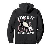 Opossum Morto fingere la Morte Opossum falsificarlo finché Non Lo Fai Felpa con Cappuccio