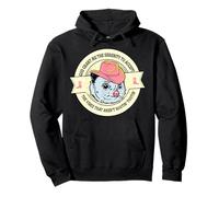 Opossum Rootin' Tootin' Divertente Retro Country Cowboy Opossum Felpa con Cappuccio