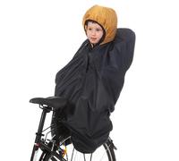 Opossum Summer, copri-seggiolino compattabile compatibile con seggiolini posteriori da bicicletta. Poncho antipioggia bimbo. Impermeabile antivento bimbi dai 68 ai 104cm e dai 9 ai 22kg. Blu